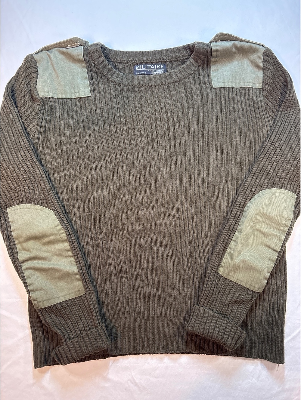 Vintage 1980’s Militaire World Famous Military Camaro Sweater Made in Korea